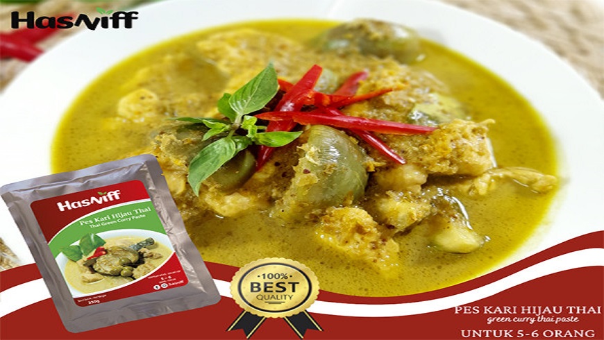 Kari Hijau Thai Ayam / Thai Green Curry Chicken